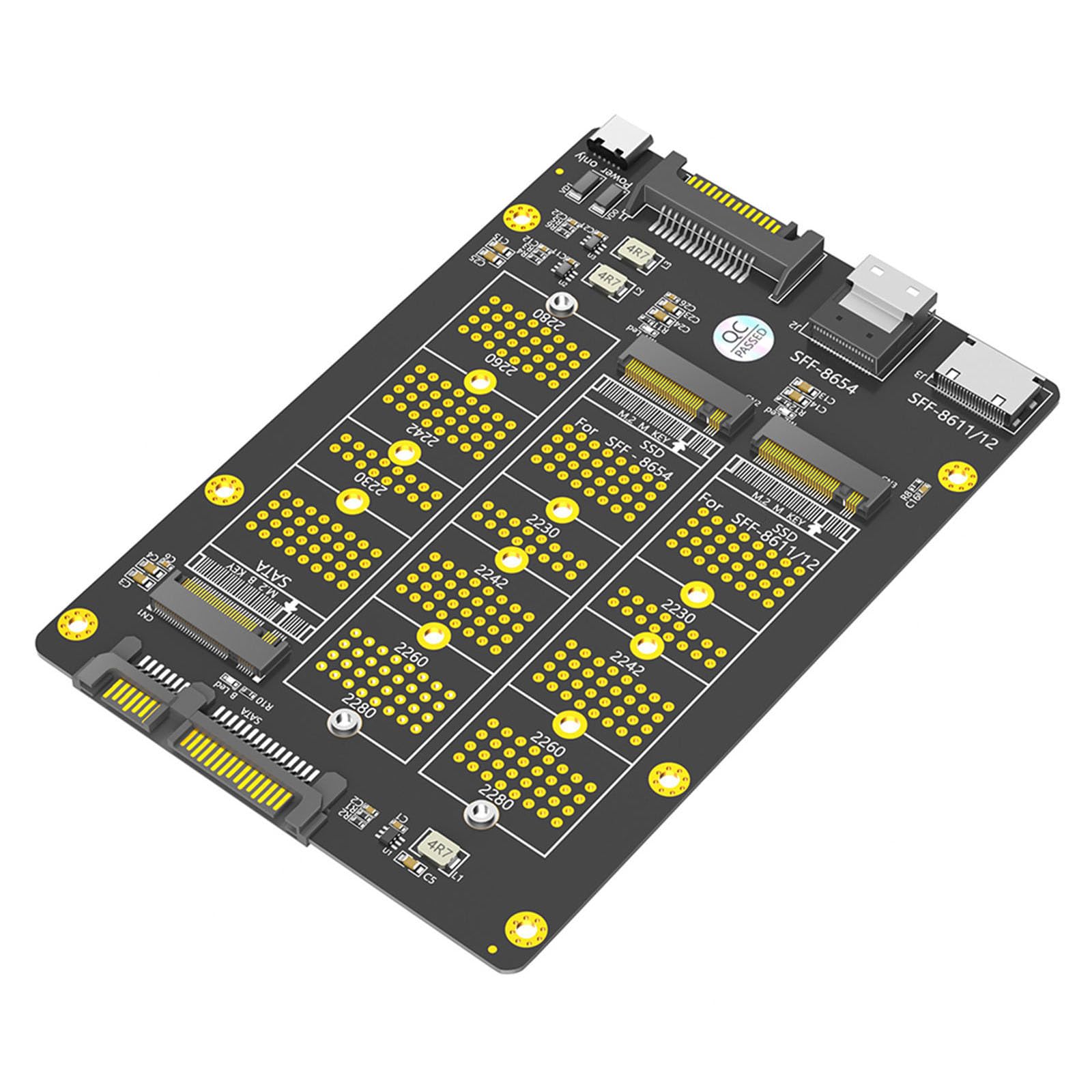 Adattatore NVME da Soid Disk a SFF-8611 SFF-8654 per trasferimento dati ad alta velocità e scheda adattatore server server