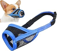 Vista 20 de LUCKYPAW Bozal para perro, bozal de malla para perros grandes y medianos, cubierta suave para la boca para evitar que muerdan y mastiquen, protector