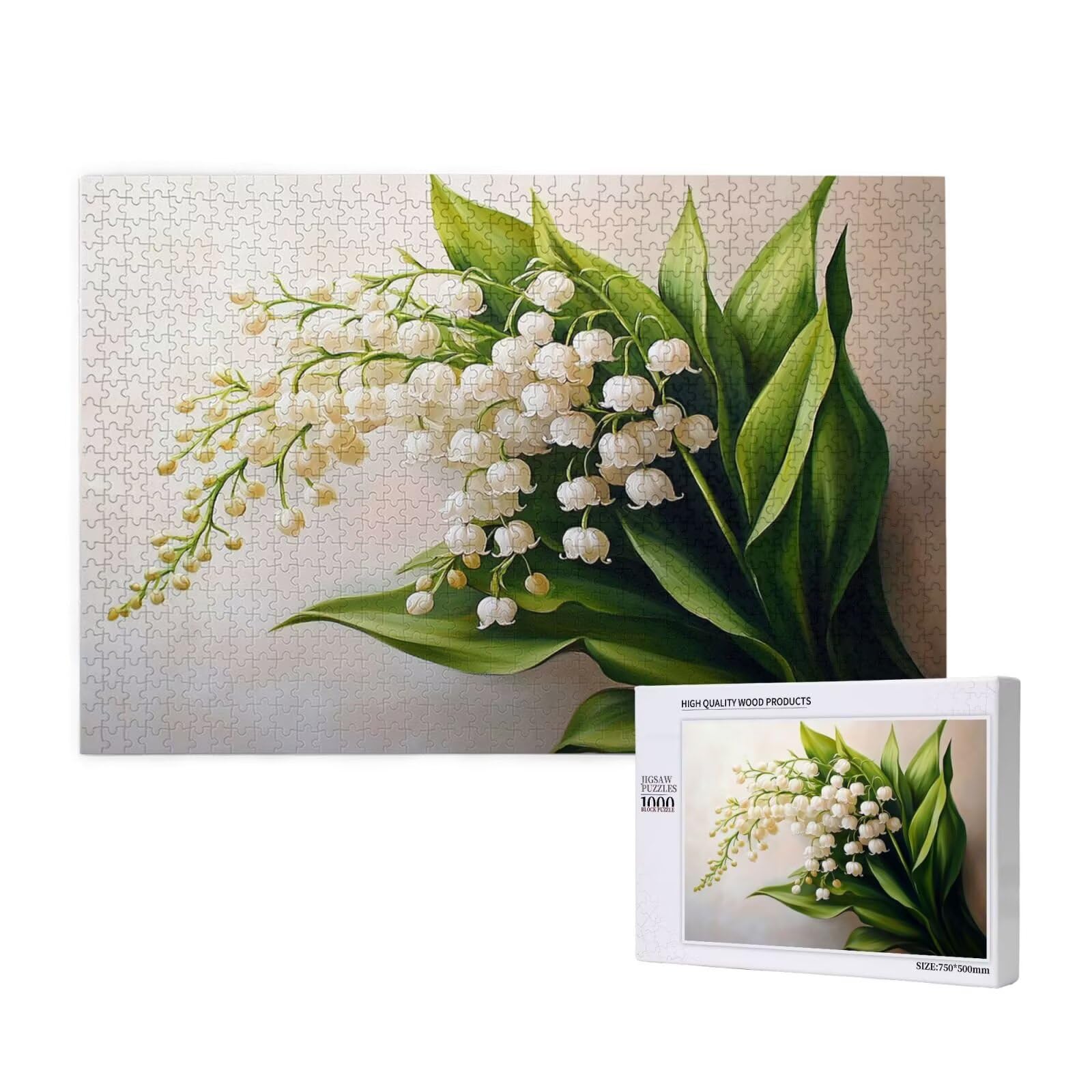 Puzzles Paisaje 1000 Adultos,Puzzle LAN Linghua con Cajas y Cartel,Juego Clásico de Puzzle Arte para Entretenimiento Adultos,Regalos de Decoración para Pasatiempos Creativos de Mujeres 2T-408