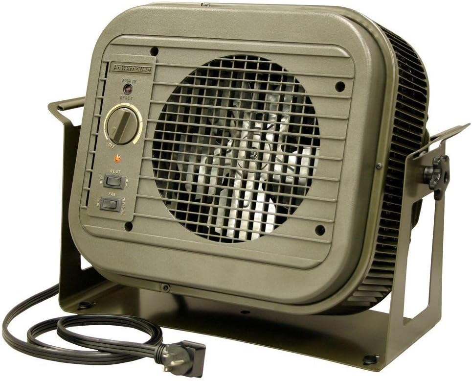 Fahrenheat NPH4A Freestanding Portable Heater with Built-In Handles, 4000 Watt, 240 Volt, Bronze