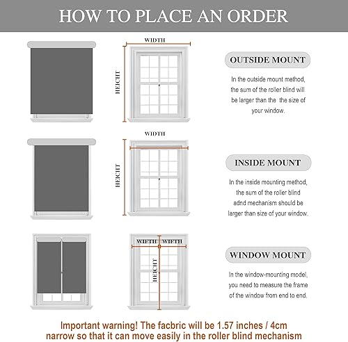 Vista 18 de NICETOWN Cortinas opacas cortas negras para puerta francesa, puerta lateral, cortinas portátiles ajustables con aislamiento térmico para cocina Negro