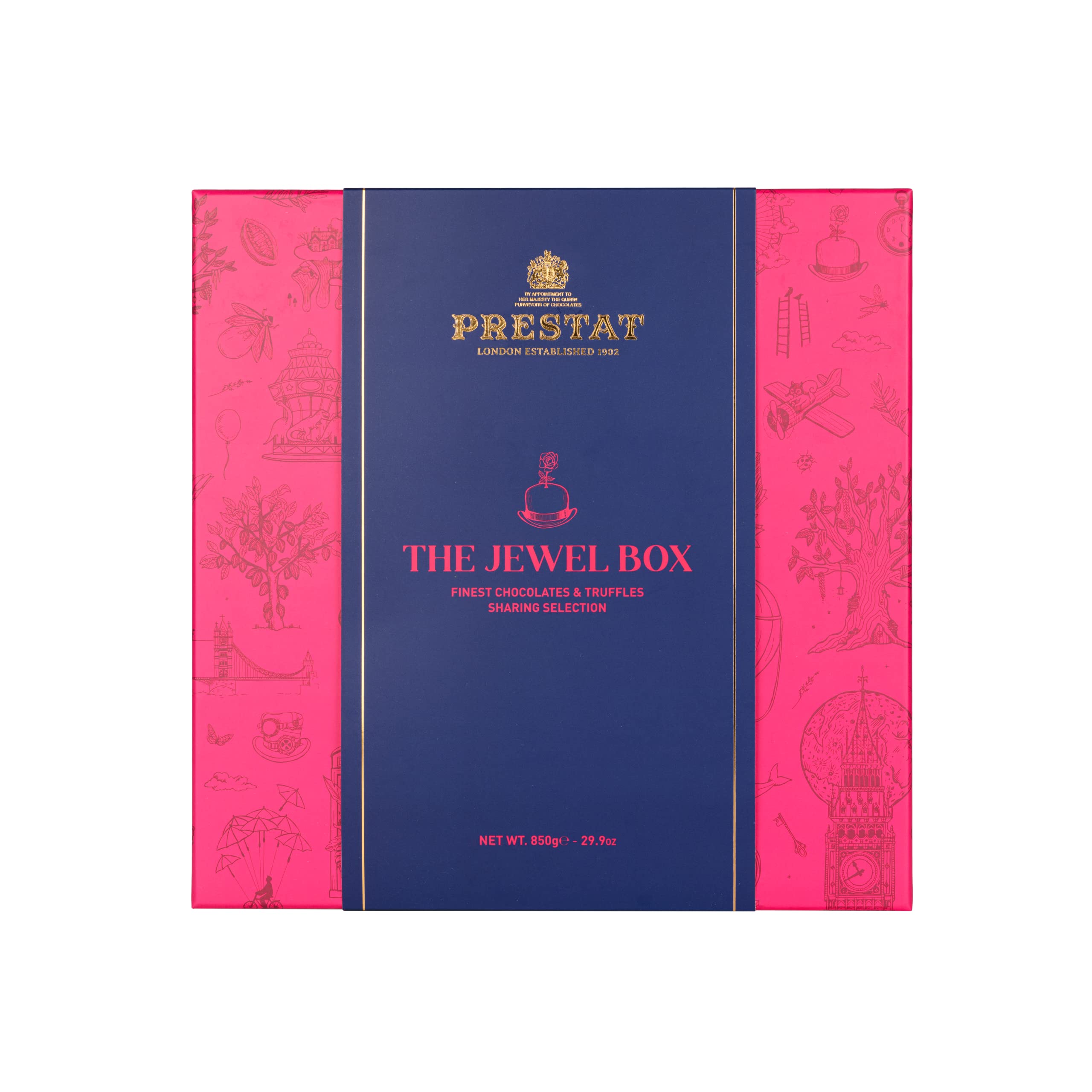 Prestat Fine Chocolate Assortment in Extra Large Jewel Box 640 g