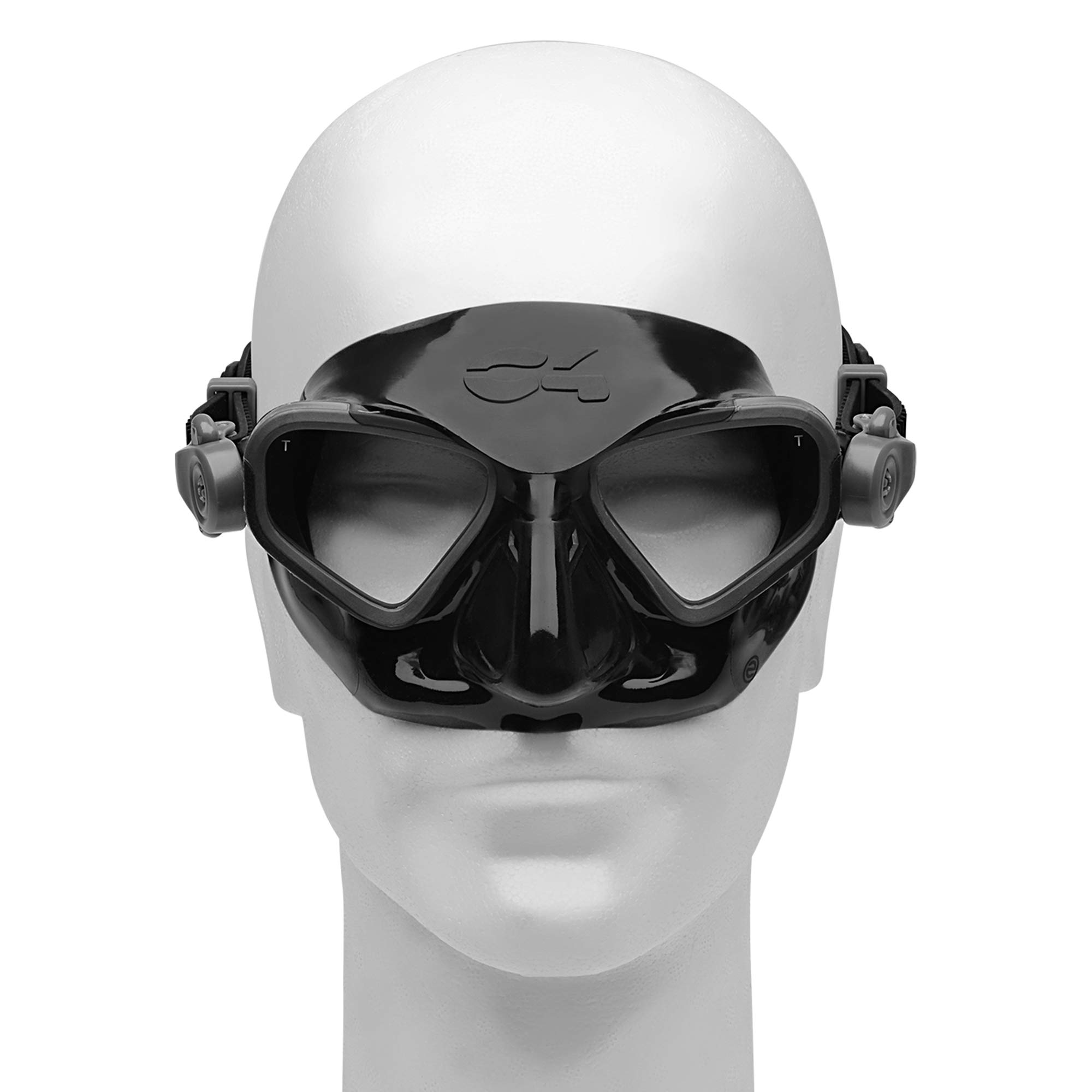 C4 Falcon Professionelle Tauchmaske für Apnoe und Tieffischen