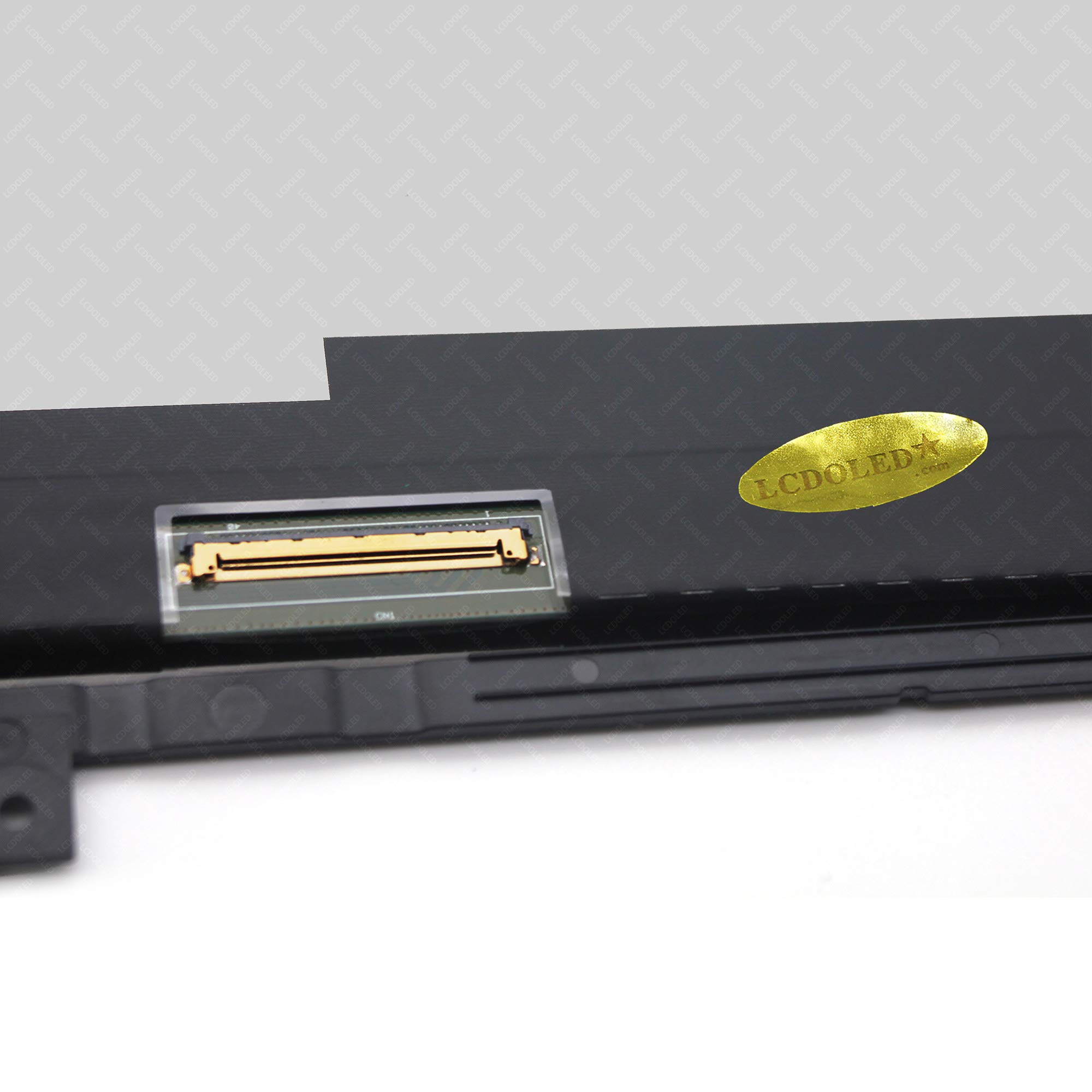 LCDOLED Replacement 15.6 Inches UHD 4K NV156QU IPS LCD Display Touch Screen Digitizer Assembly With Bezel