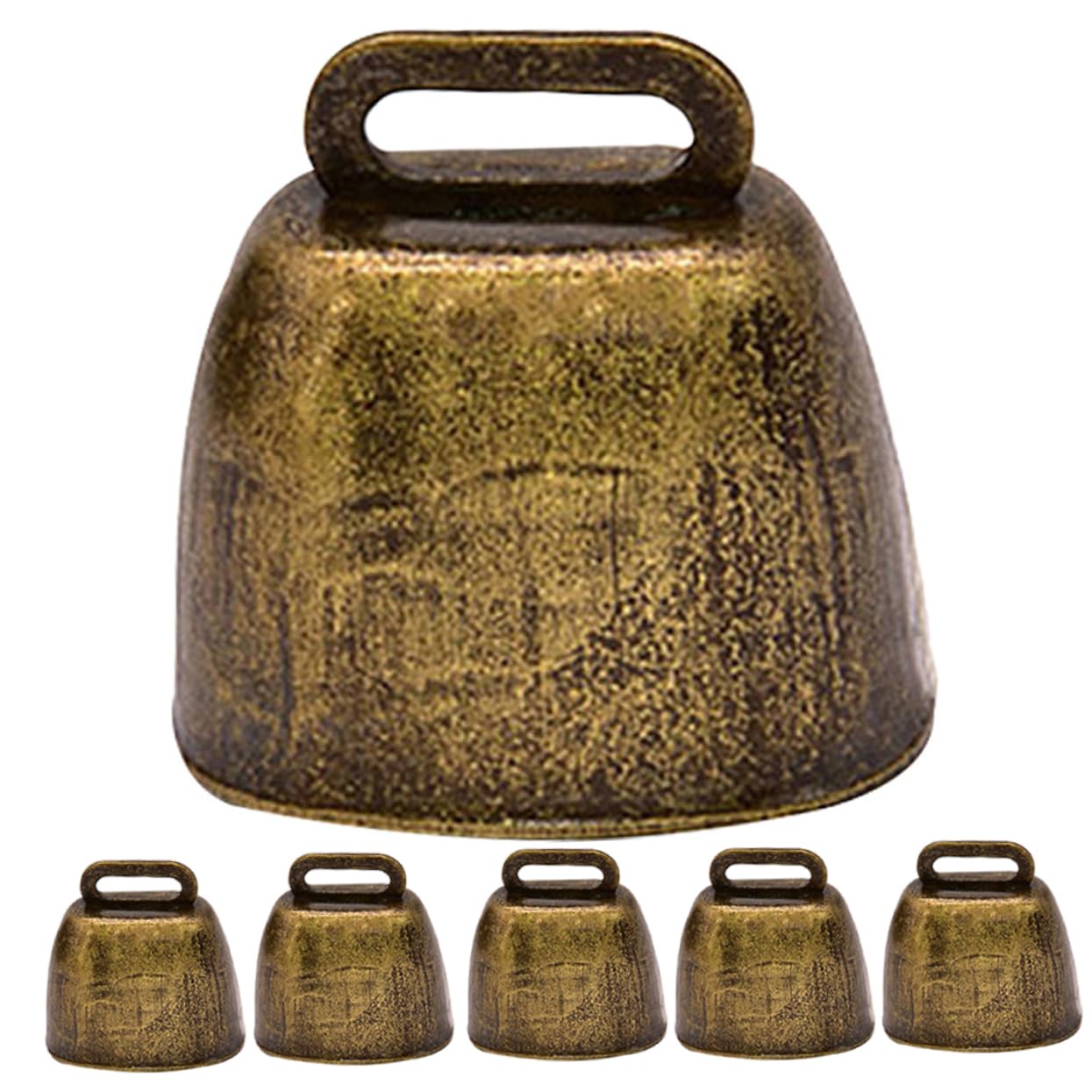 BESPORTBLE 6pcs Bells Wrist Strap Mini Gold Bells for Livestock Anti-Lost Pendant