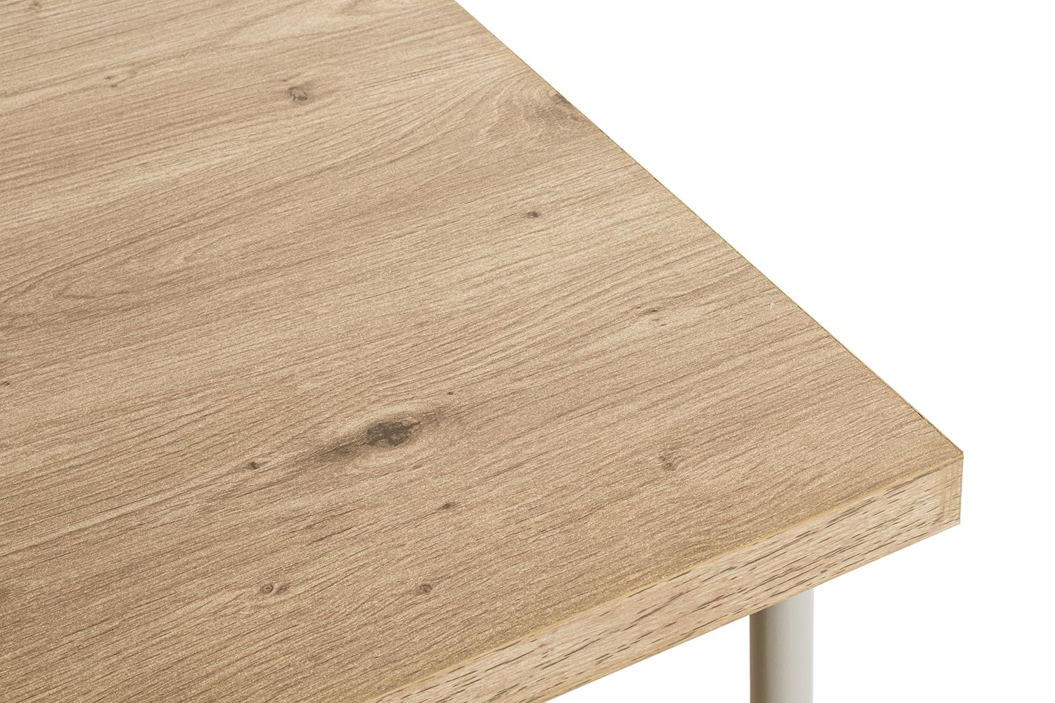 HAKU Tavolino su rotelle in rovere chiaro grigio cashmere MDF metallo carrello di servizio con rotelle - Dimensioni: L 40 x A 45 x P 40 cm Stile: Moderno