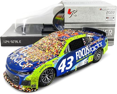Lionel Racing Erik Jones Elite 2022 Darlington 200th #43 Race Win Coche Diecast Escala 124