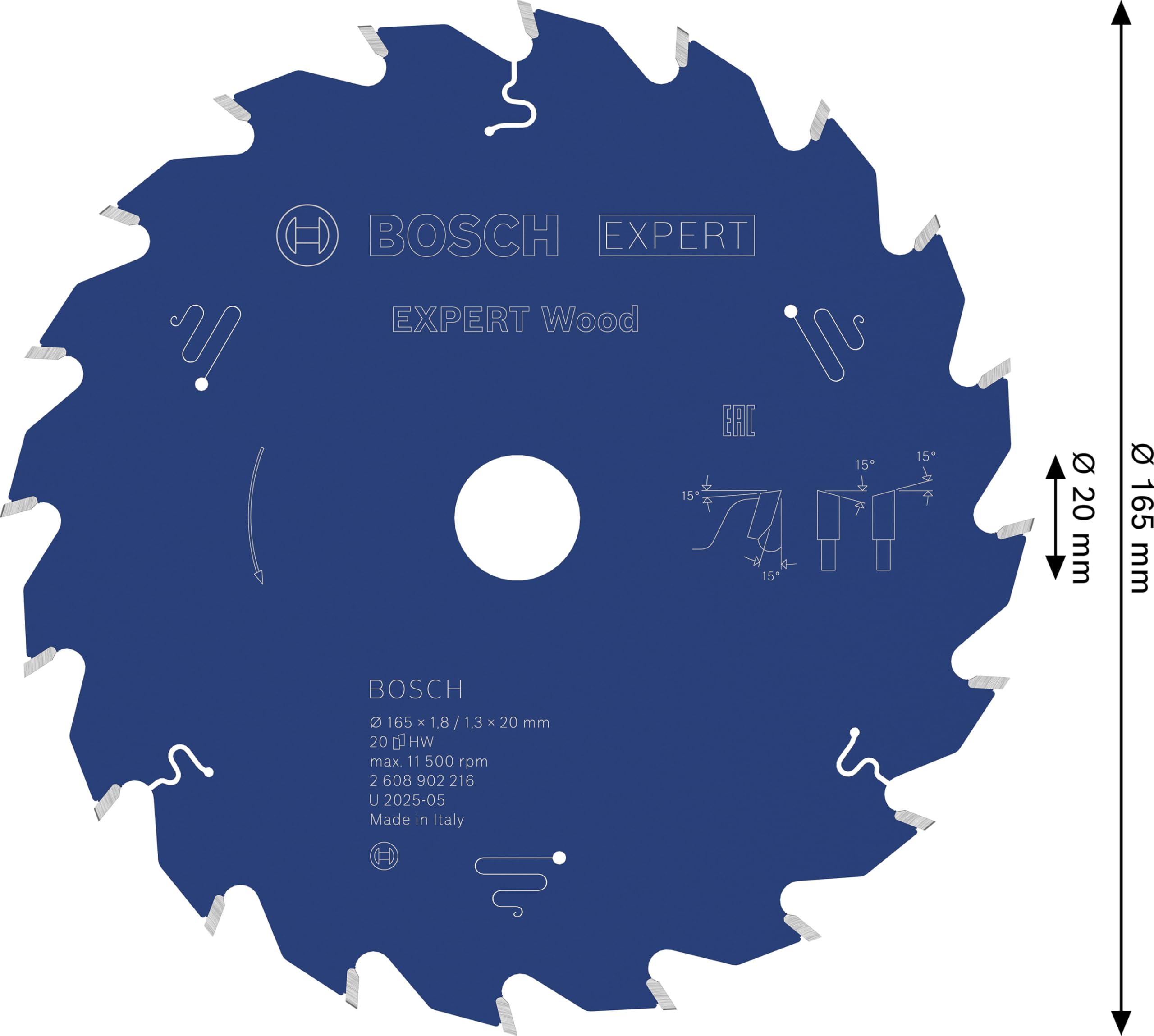 Bosch 1x Tarcza pilarska EXPERT Wood