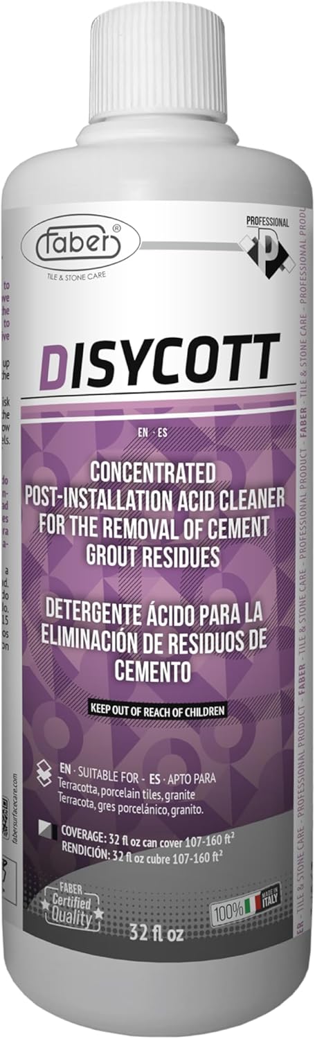 FABER DEC 21 Stripping Solvent-Based Cleaner (1L) for Synthetic and Organic Wax Treatments, Sealants, and Residues