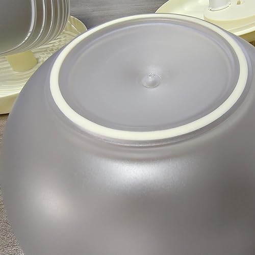 Miniatura 5 de Hilador de ensalada, lavadora de verduras, colador giratorio de frutas, multiuso, molinillo de lechuga, fácil de limpiar con drenaje, cuenco,