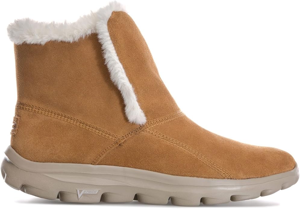 Skechers Womens Womens Go Walk Move Dazzling Boots in Chestnut UK 5