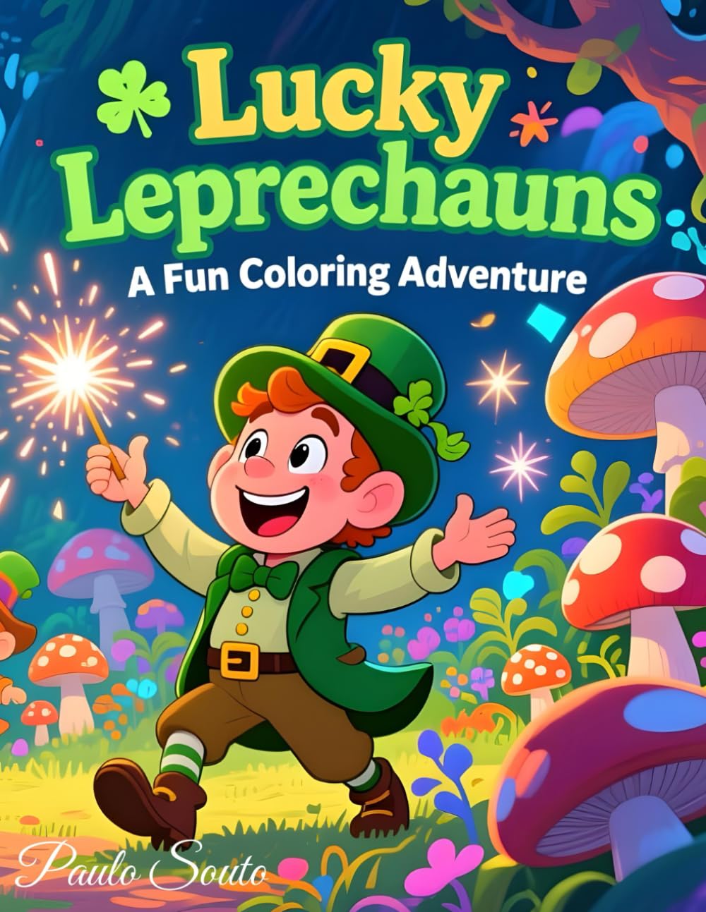 Lucky Leprechauns | Coloring Book for Kids Ages 4-8: A St. Patrick's Coloring Adventure | Fun Activity Book for Holidays