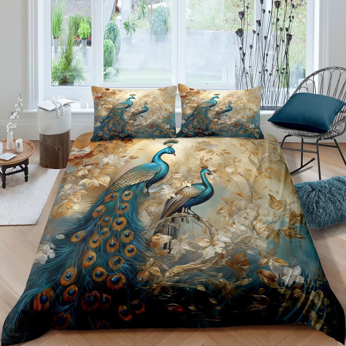 Housse de couette 260x230 animal 3D avec fermeture éclair microfibre