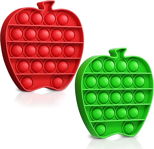 Miniatura 1 de ToloRolo Toys Apple Pop On It Its Popping Fidget Toys - Juguete de burbujas para aliviar el estrés - Juguetes sensoriales para aliviar la ansiedad