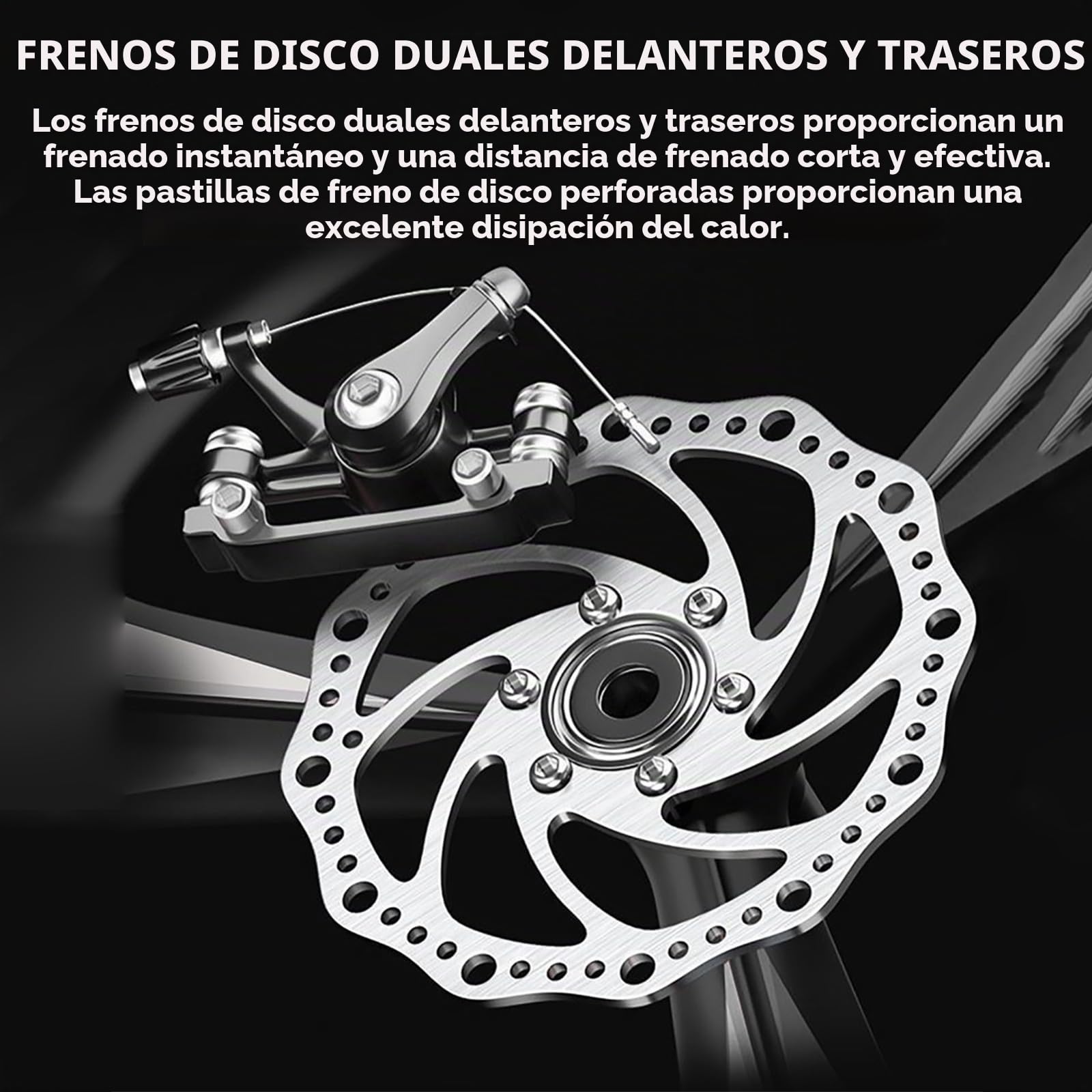 Bicicleta De Montaña Plegable De 24/26 Pulgadas con Suspensión Doble De 21 Velocidades Y Ruedas Integradas, Cuadro De Acero De Alto Carbono, para Adultos, Hombres Y Mujeres