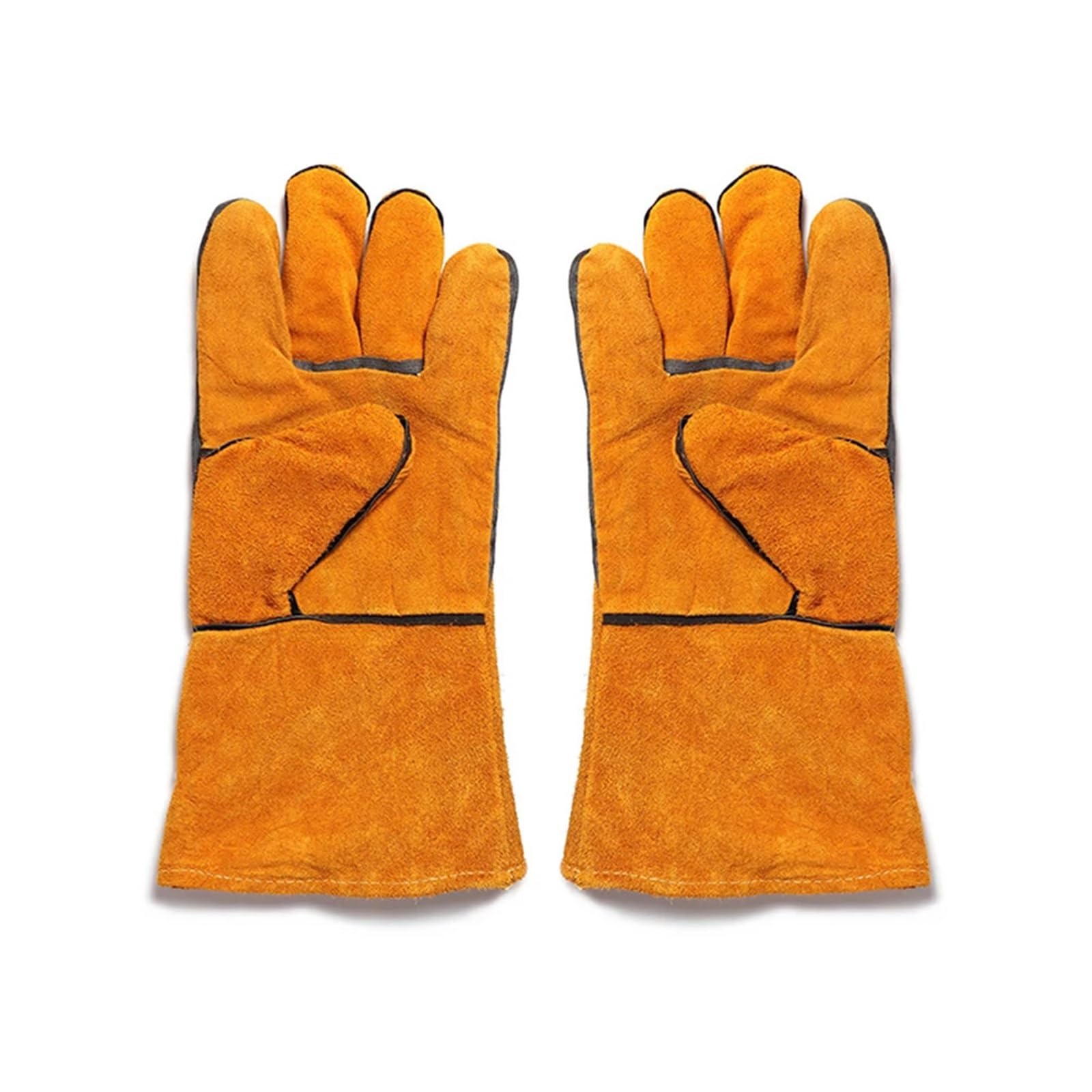 Oven Mitts Grilling Glove Heat Resistant Cooking BBQ Grill Non-Slip Insulated Leather For Kitchen Accessories