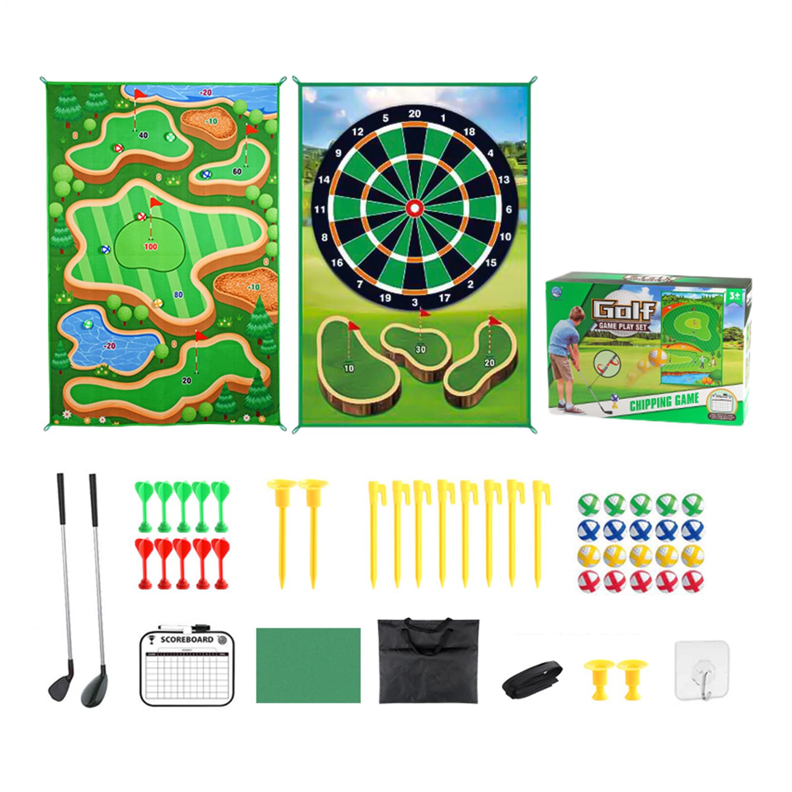 Golf Play Chipping Game Indoor Outdoor Interactive Games