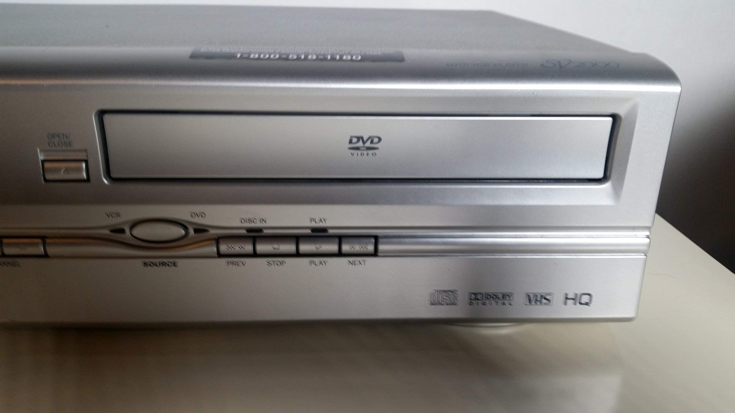 Funai WV805 SV2000 DVD and VCR Player (Renewed)