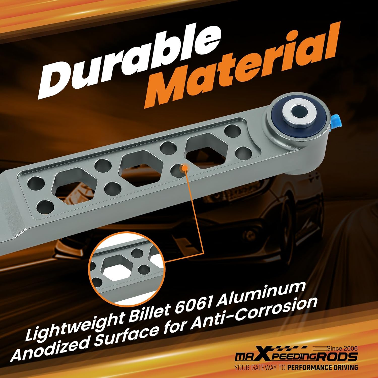 maXpeedingrods Rear Lower Control Arms for Honda CRV/Acura RSX (DC5) 2002-2006, for Honda Element 2003-2006, Aluminum Arm