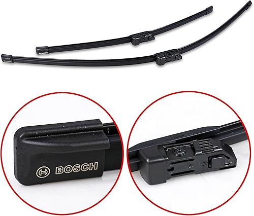 Vista 88 de BOSCH 3397007586 AeroTwin - Juego de 2 limpiaparabrisas de repuesto para lado del conductor y del pasajero, juego de 2 (27 y 20 pulgadas), bloqueo