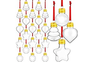 Glass Ornaments for Drinks - Set of 24 Booze Balls