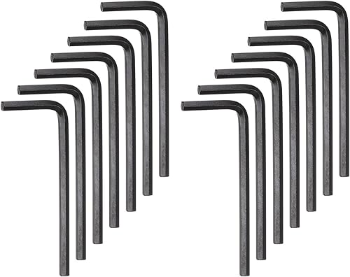 HARFINGTON 30pcs Llave hexagonal 0.157 in métrica CR-V L en forma de cabeza hexagonal herramienta de reparación