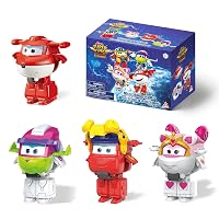 Super Wings 2 inch giocattoli trasformabili confezione da 4, Jett