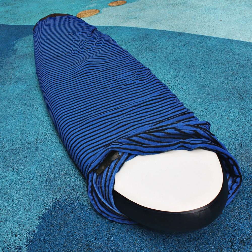 sup Tasche SUP Board Abdeckung 11ft Surfbrett Tasche Surfbrett Socken Abdeckung Kickboard Tasche Surfen Zubehör Surf Socken Abdeckung sup zubehör(11ft black and blue)