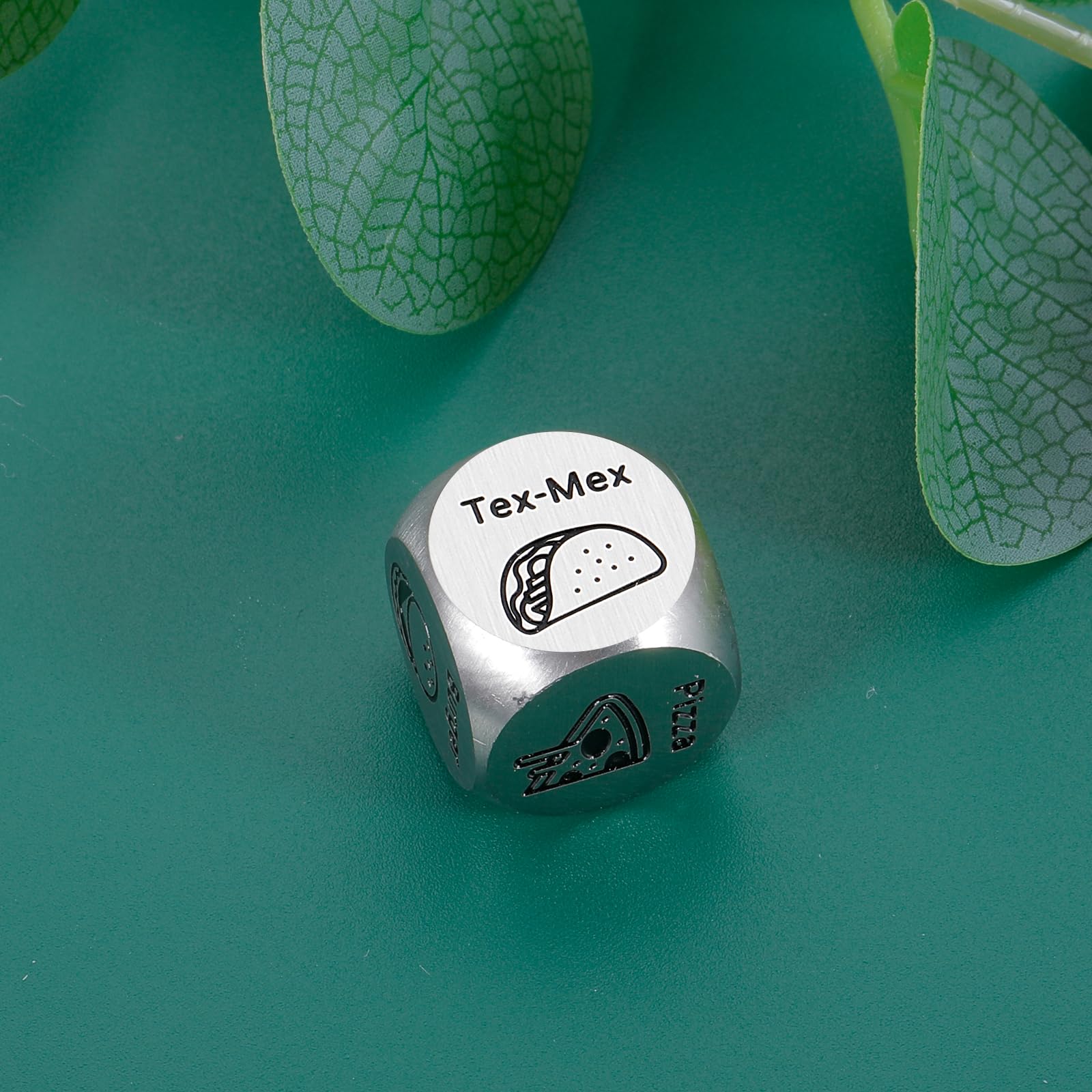 Dadi Decisione Cibo Food Decision - Regalo Coppia, Acciaio, Per San Valentino E Anniversari