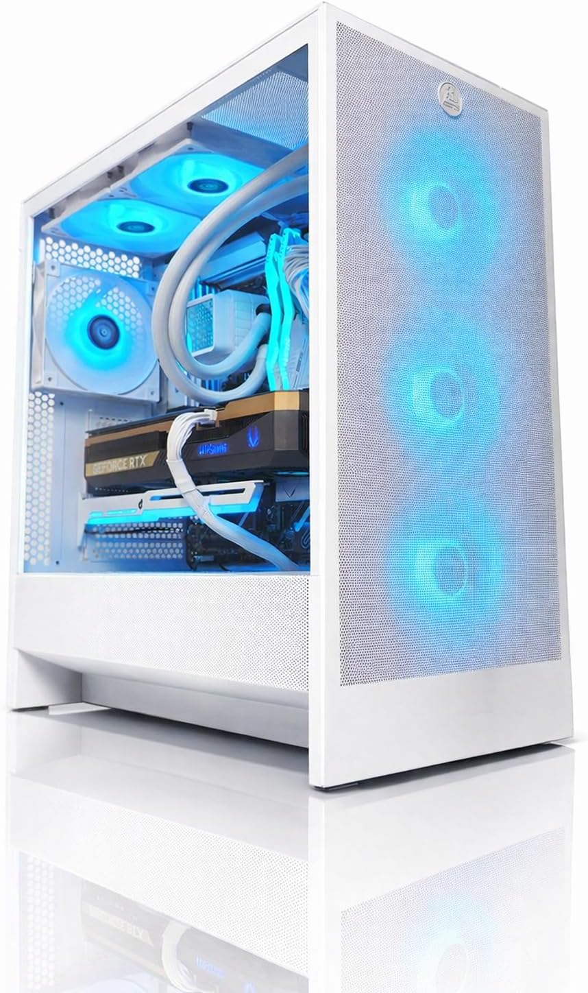 2 FAR ROBOTICS T-800 Premium White PC - AMD RYZEN 9 9950X | RTX 5070Ti | 64GB DDR5 | 2TB NVME | 360MM Liquid Cooling | X870 | Win 11 PRO | 2 Year Warranty | WIFI | Bluetooth Gaming/Workstation