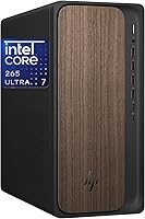 HP OmniDesk M03 AI Desktop PC: Intel Core Ultra 7 265, 16GB DDR5, 256GB SSD + 1TB HDD, Dual 4K, Wi-Fi 6, Win 11 Pro Tower