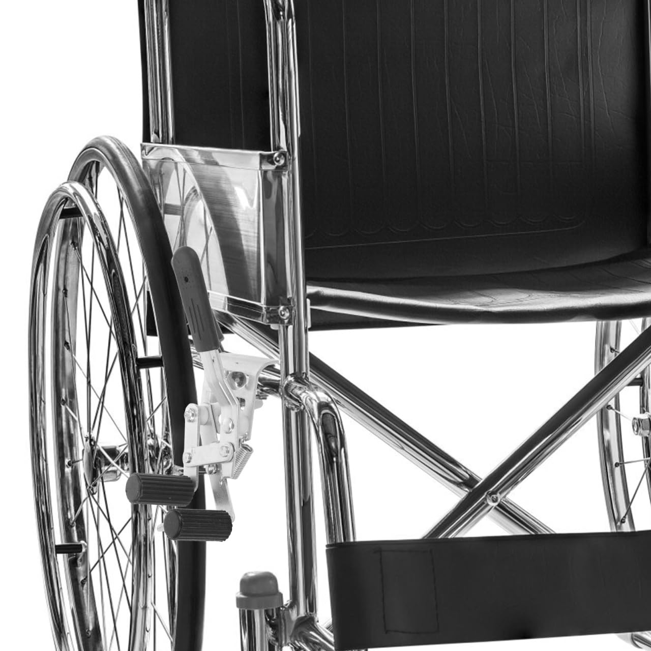 Healvian Rollstuhl Bremse Ersatzteil Mit Seitenschraube 7.68X2.17X2.17 Zoll Praktische Handbremse Für Rollstuhlzubehör Und Reparatur