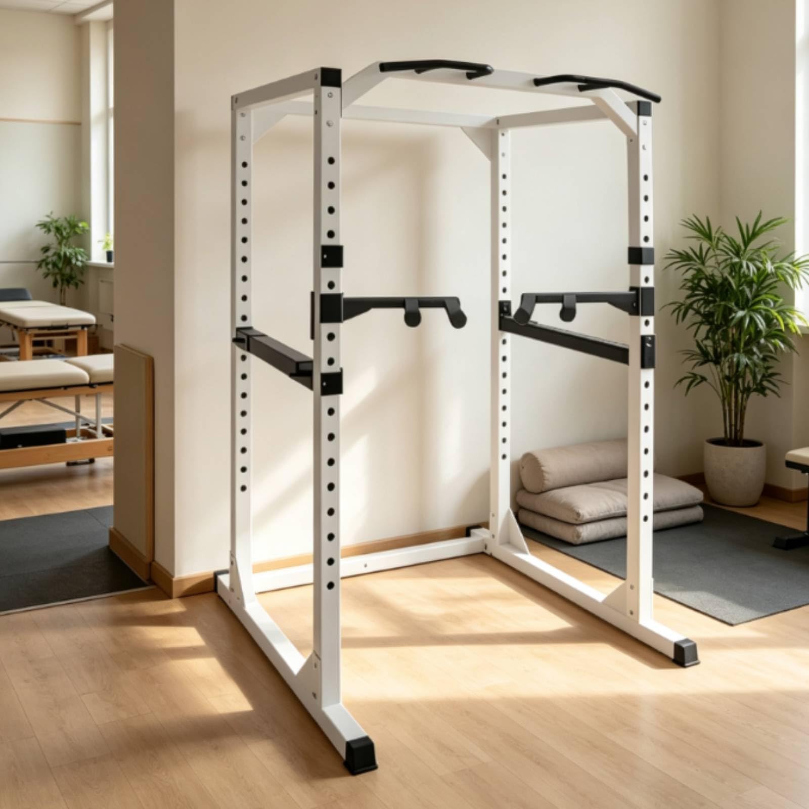 Mango para Equipo de Asa Empuñadura Accesorio con Doble Agarre Grupos Musculares Superiores Acero Q235 y Espuma, Para Tubo Cuadrado De 75 75mm, style to 2