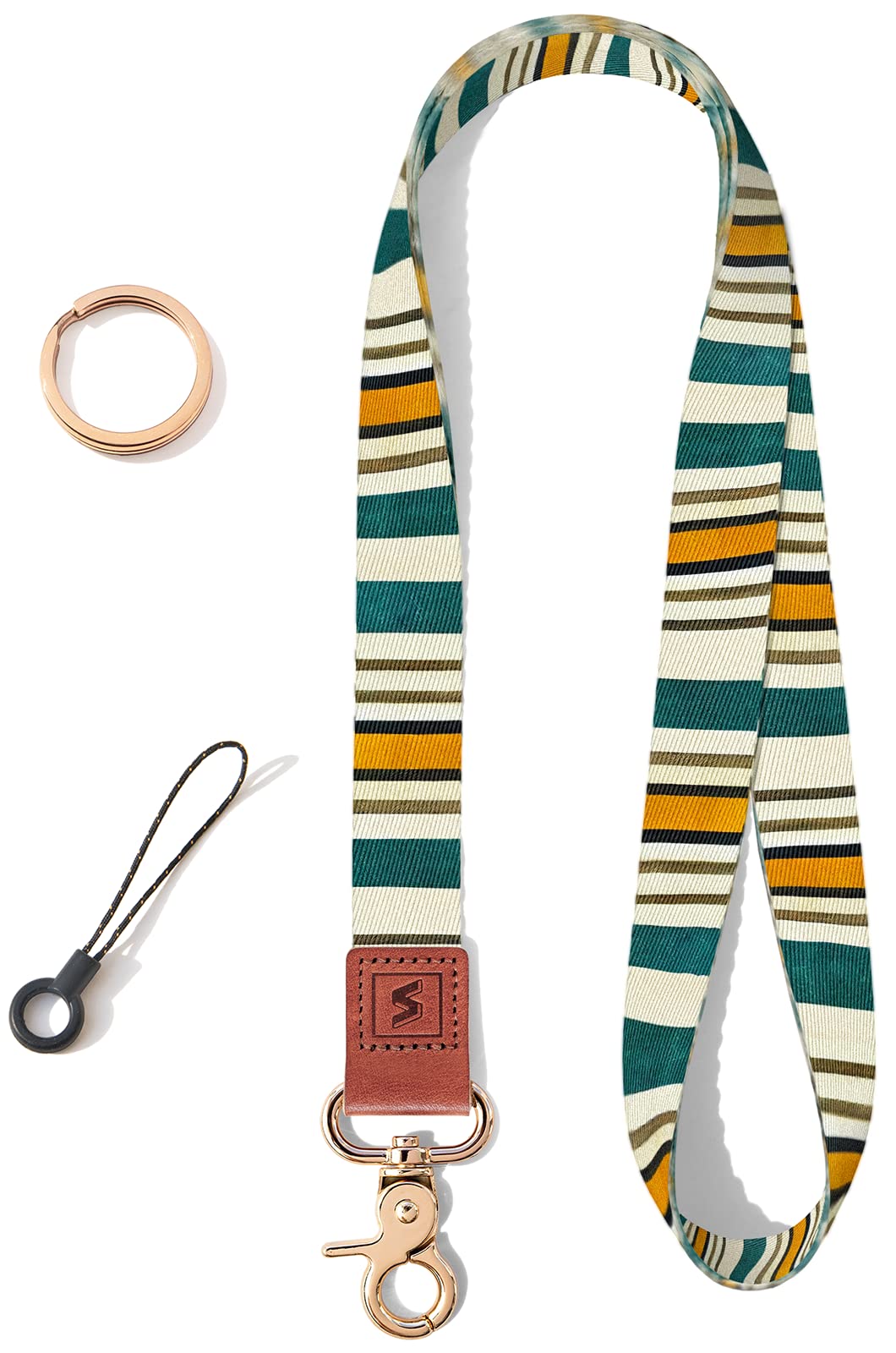 SENLLY Neck Lanyard Strap for Keys, Original Pattern Design ID Badge and Keychain Holder