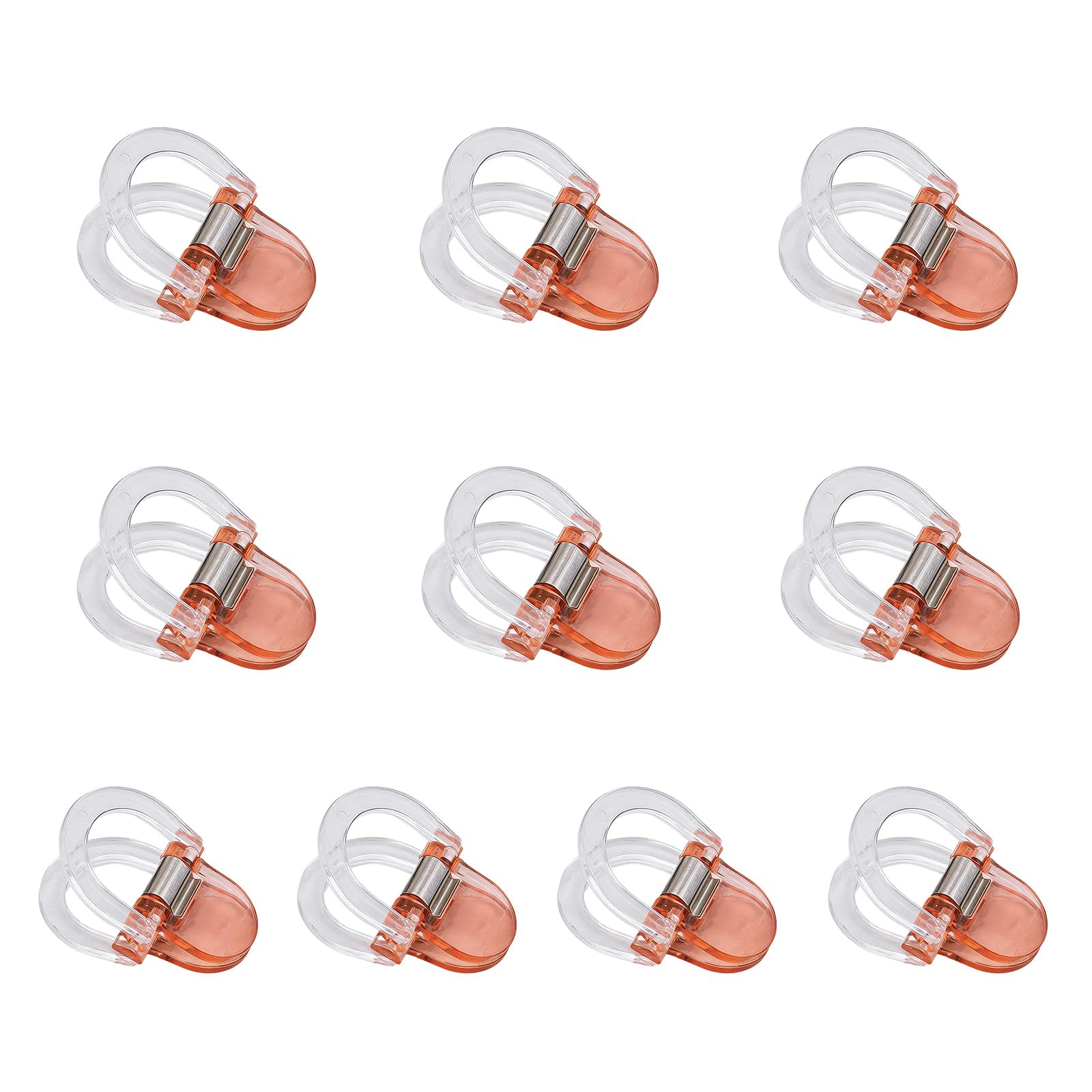 Limtula 10Pcs Multipurpose Acrylic Trousers Shortener Clip Pants Length Clamp for Clothing Repair Quilting Project Pants Mutter Clamps