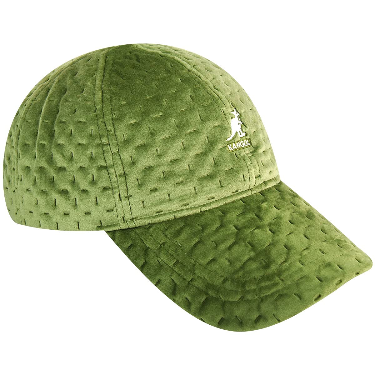 Kangol Dash Quilted Long Bill Cap Basecap Baseballcap Curved Brim Damen/Herren - mit Schirm Herbst-Winter Winter