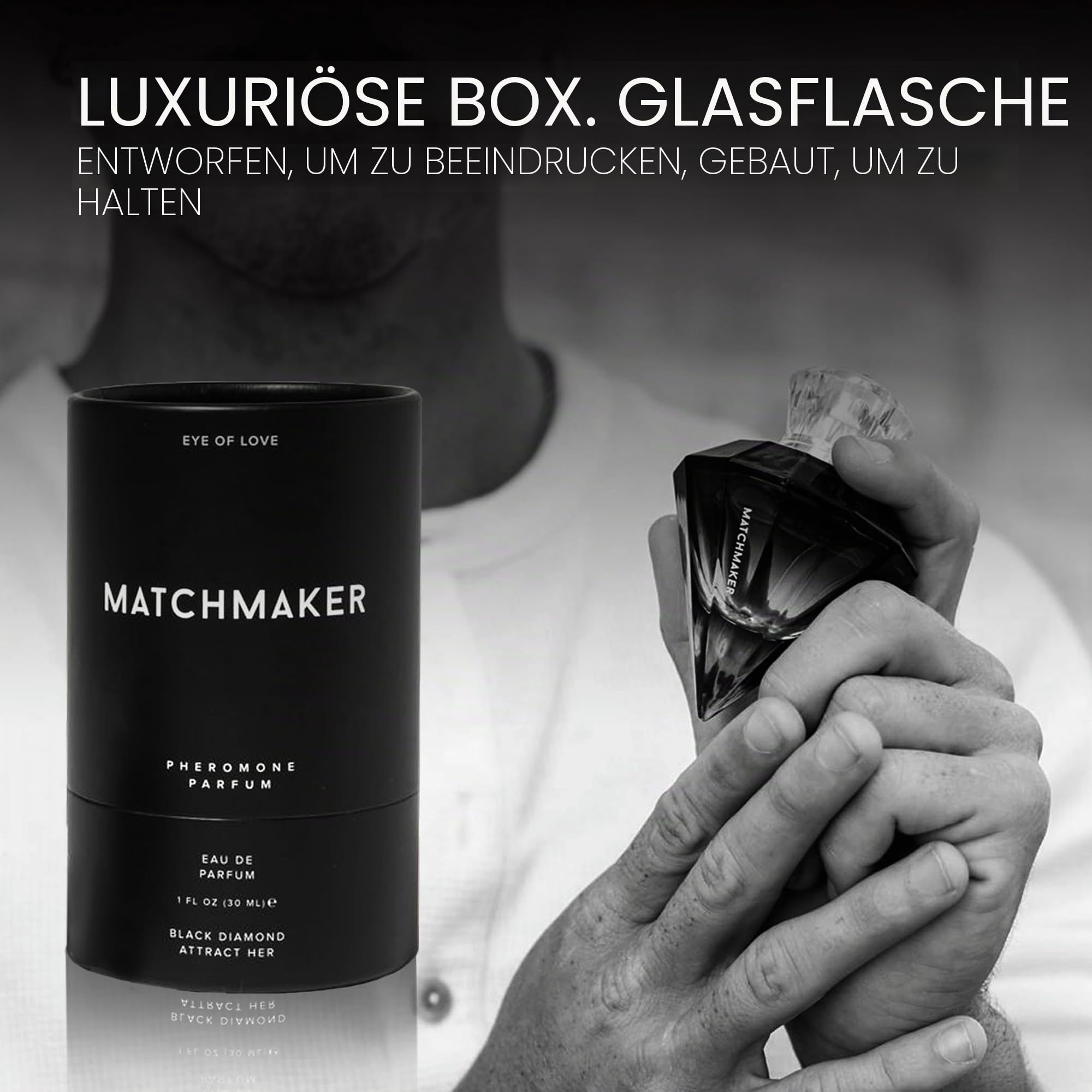 EOL EYE OF LOVE Matchmaker Black Diamond Pheromone Parfum Deluxe — Attract Her, 30 ml