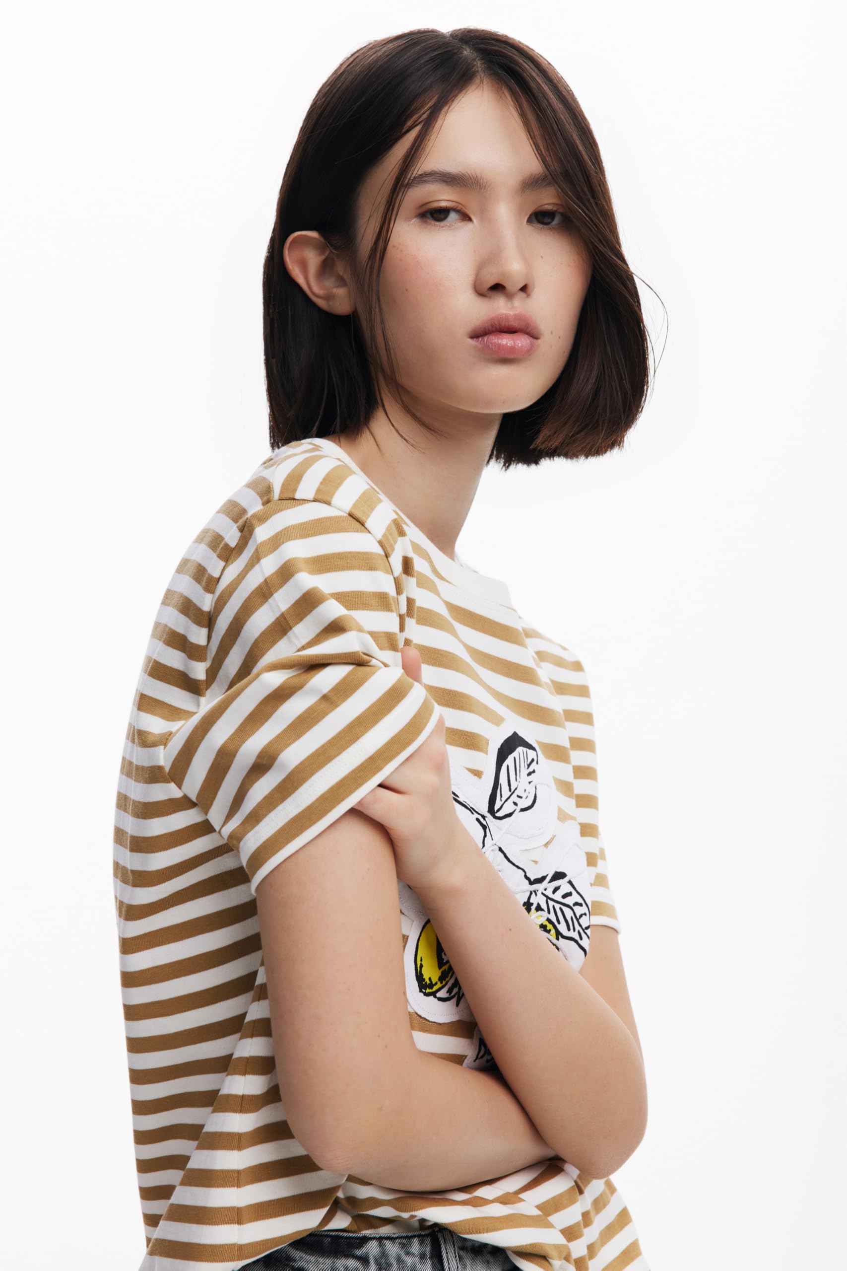 Desigual TS_Lemon T-Shirt Mujer (Pack de 1)