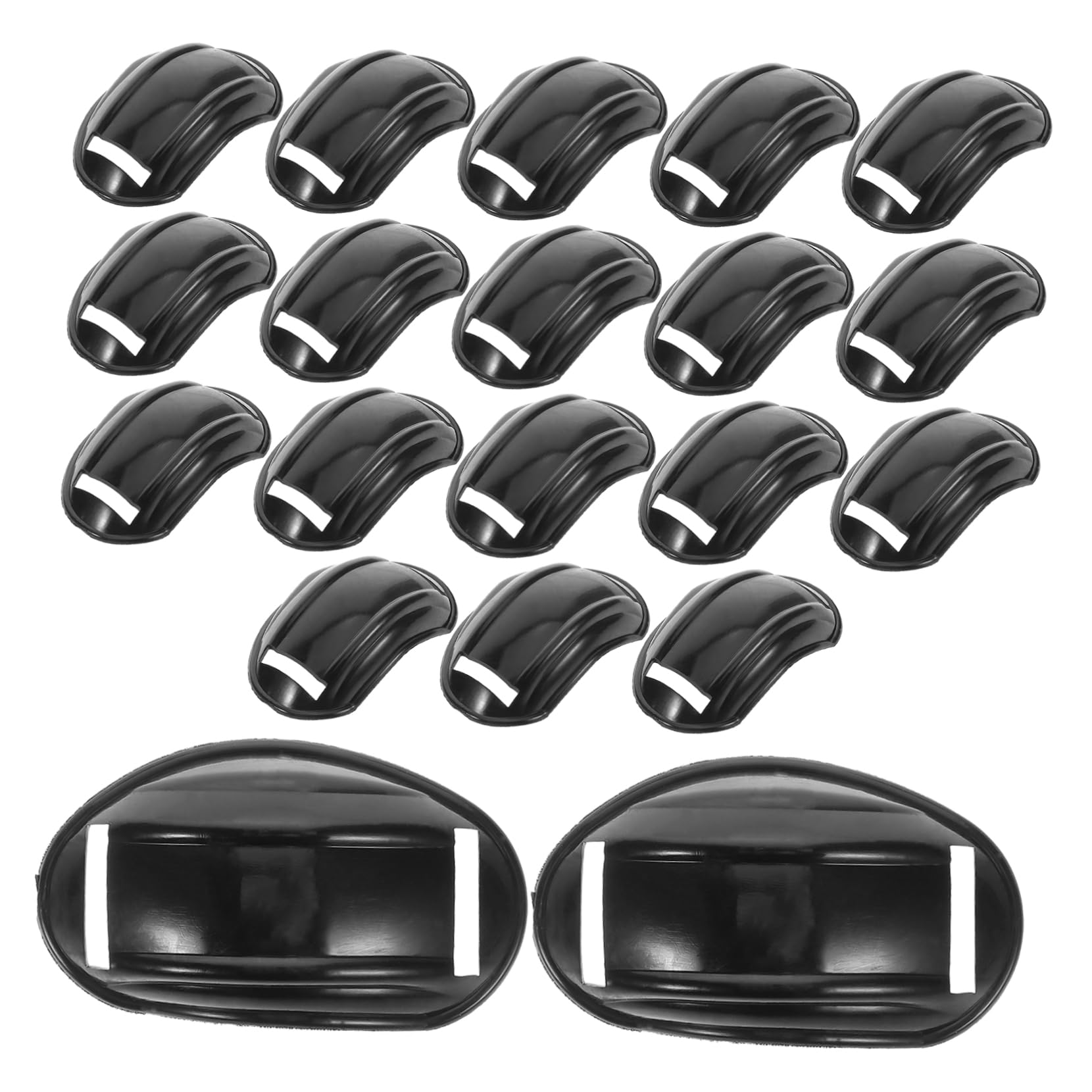 JOINPAYA 20pcs Chin Guard Pads for Motorcycle Electric Bike Chin Support for Enhanced Durable Design for Various Riding Environments