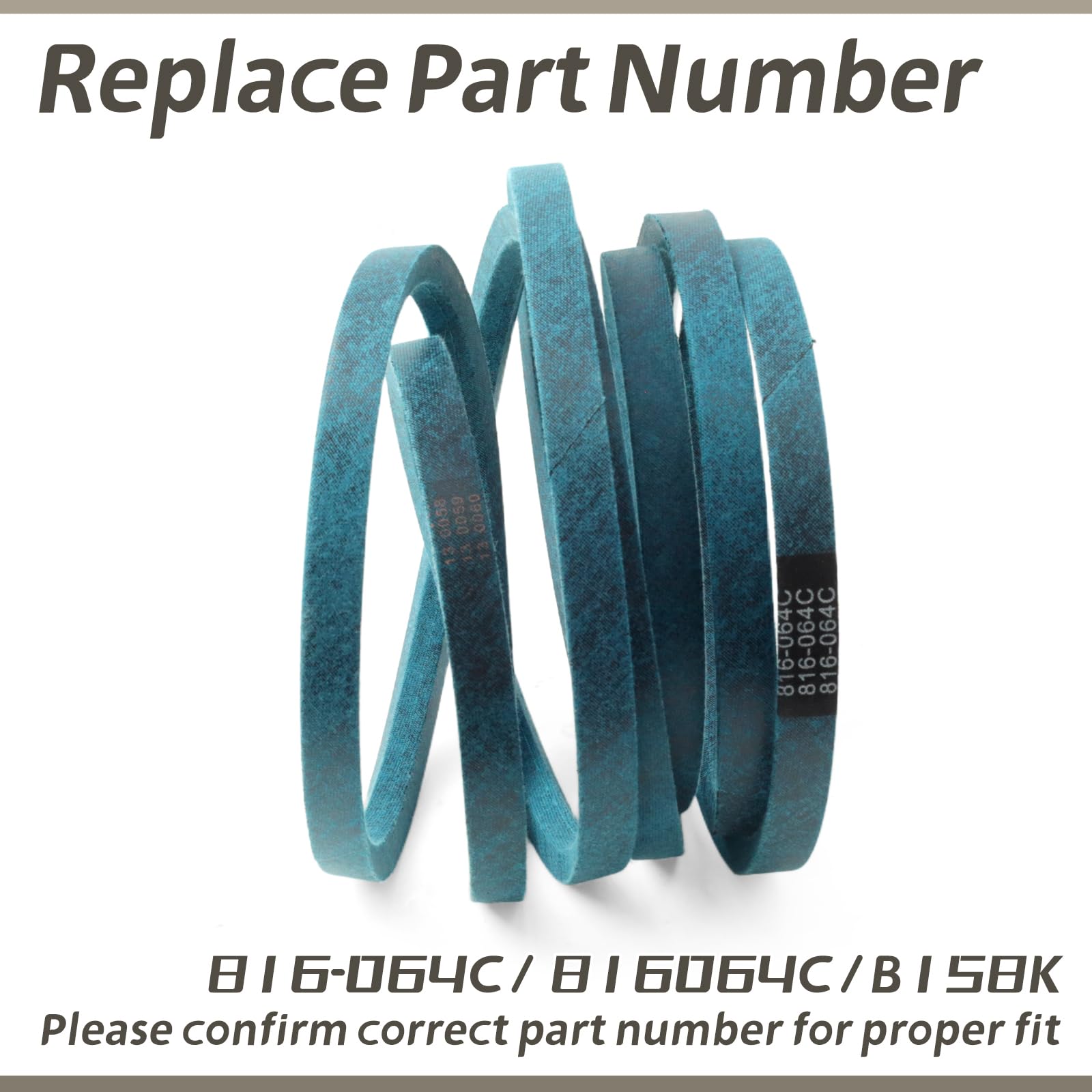 816-064C - Cinturón compatible con Land Pride AT2572 FDR2584 FD2572