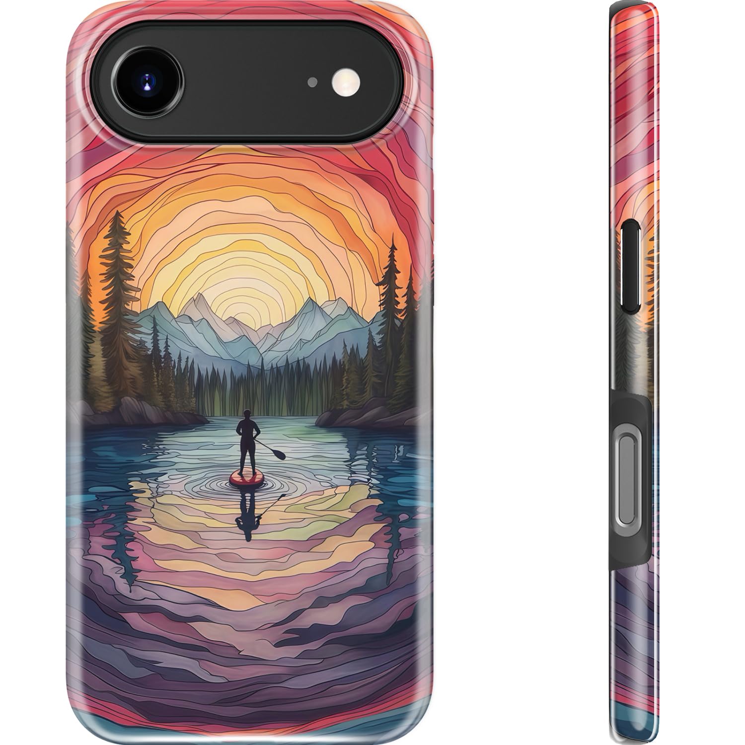 Coque rigide double couche iPhone 17 Air DEENAKIN finition silicone - 8