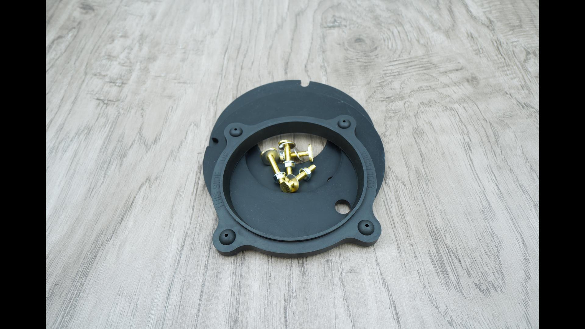 Image of RV Toilet Seal and Floor Flange Seal Kit Replace 385311462 385310063 Fit for Most Dometic Sealand VacuFlush Travel Trailer RV Camper Toilet, with Mounting Kit