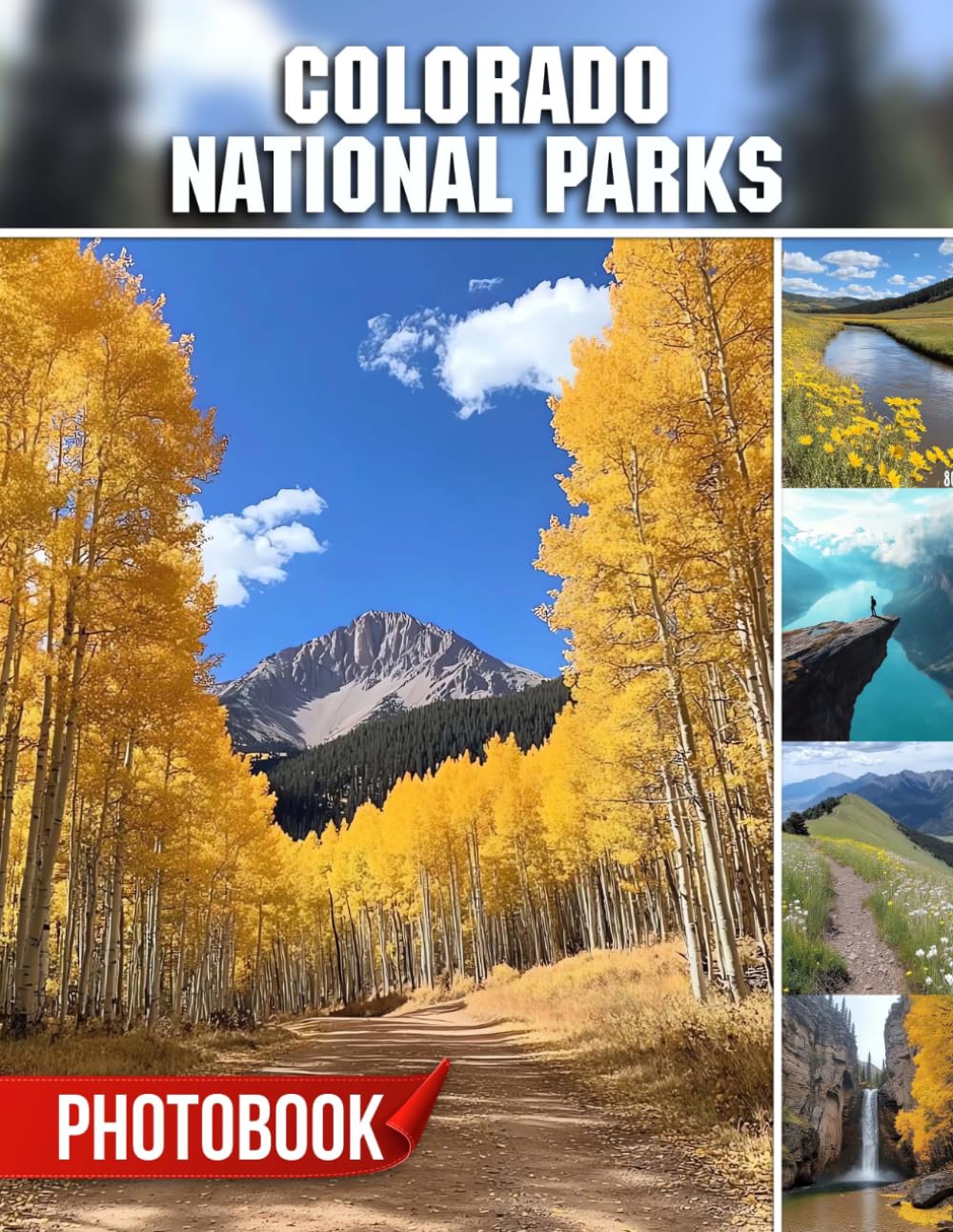 Colorado National Parks Photo Book: Rocky Mountain Wonders With 40 Pages Of Alpine Treks And Wildflower Photography