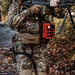 IFAK Trauma Kit Military Medical First Aid Kits Bleeding Contral Emergency Survival Bag for Camping Equipment Hiking (Red)