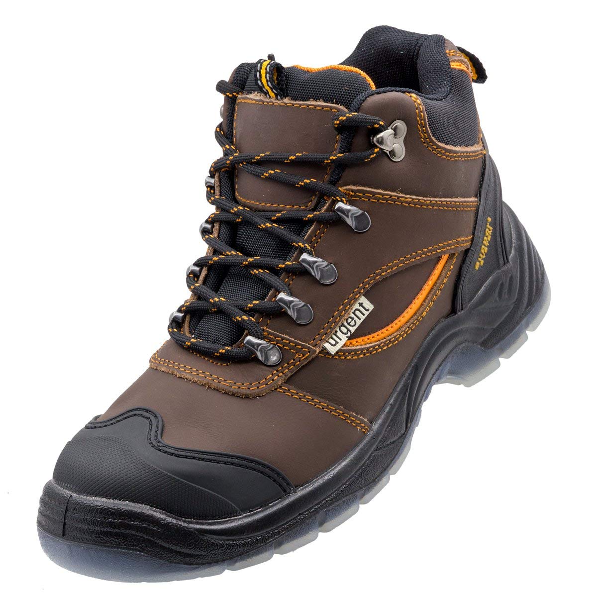 URGENT Buty robocze buty ochronne model 120 S1 EN ISO 20345 nowe + oryginalne opakowanie, brązowy, 43 EU
