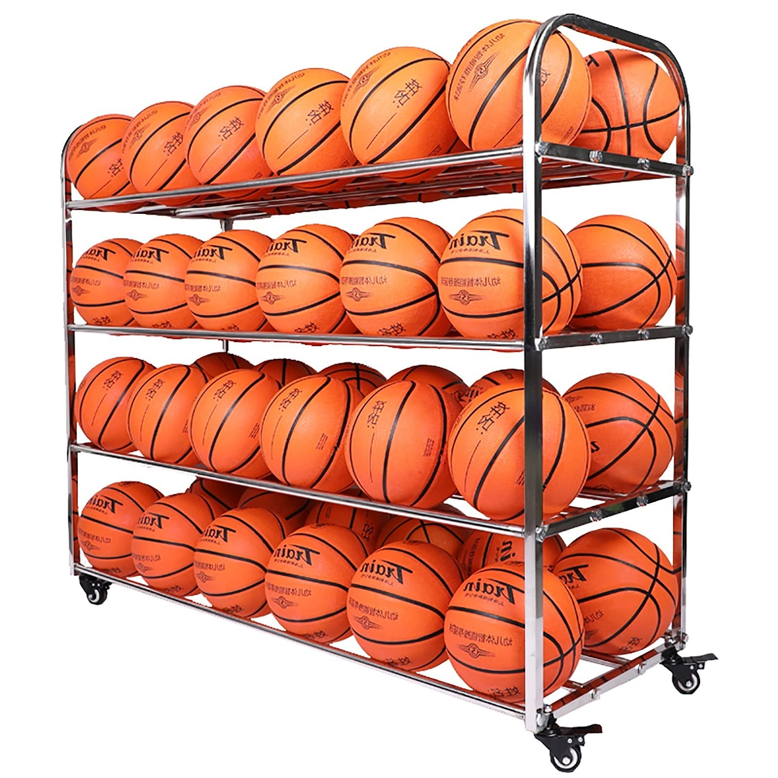 Organisateur d'équipements sportifs chariot de rangement portable basket