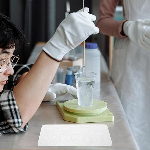 Miniatura 4 de EXCEART Moldes de resina para aretes de Halloween, sombrero de bruja de calabaza, pendiente fantasma, molde de silicona para fundición de epoxi para