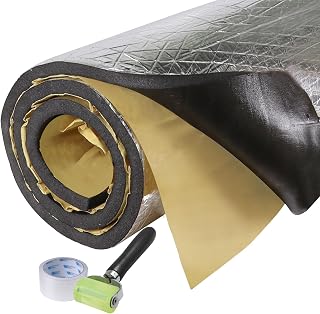5/8 Inch Thick Heat-Resistant Sound Deadening Mat 15 mm Closed Cell Foam Car Bonnet Heat&Noise Insulation Dampening (75" LX40 W)