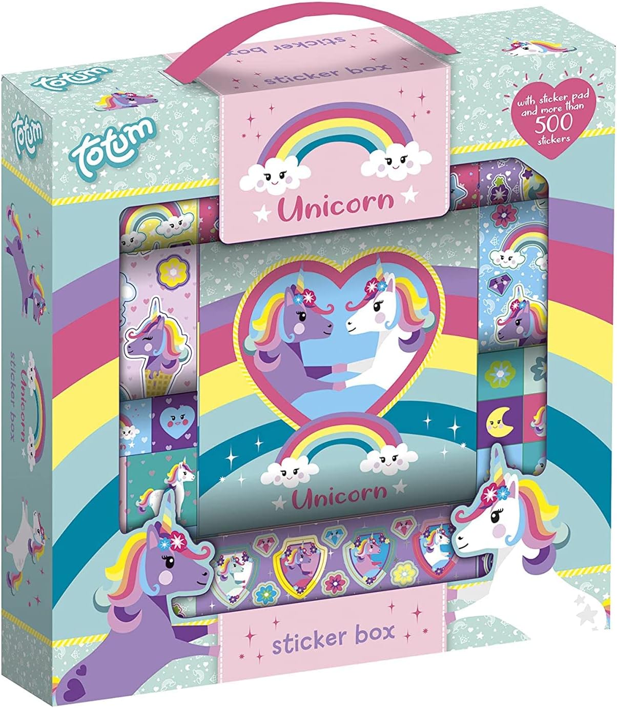 Totum Unicorn Sticker Box Multicolor 71391