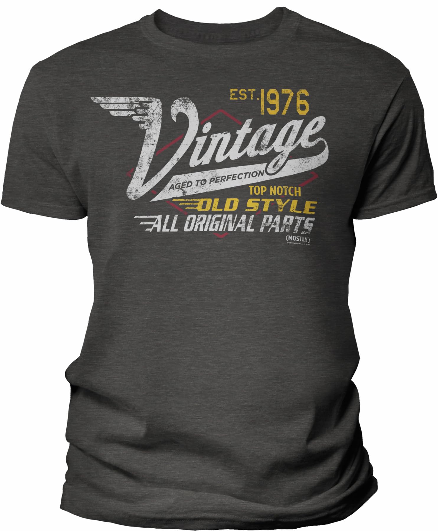 50th Birthday Gift for Men - Vintage 1976 Aged to Perfection - Racing - 50th Birthday Shirt